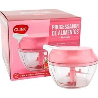 Demdem Go Plastik Hazneli Üç Bıçaklı Mini İpli Doğrayıcı Pembe