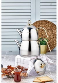 Cooker Premium Ckr2918 Çelik Çaydanlık İnox