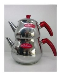 Alara P01 Mini Çelik Çaydanlık Gri