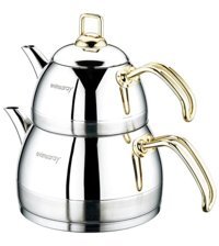 Evimsaray S1185 Çelik Çaydanlık Gri