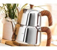 Amboss Pearl Prl4684 Çelik Çaydanlık Kahverengi