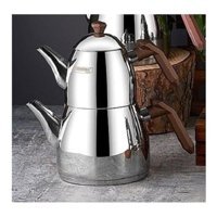 Kahramanlar Kah1081 Mini Çelik Çaydanlık Gri