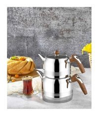 Kahramanlar 4501A Çelik Çaydanlık Gri