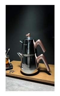 Bena Life Piramit 304 Mini Çelik Çaydanlık İnox