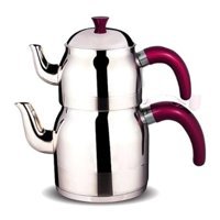 Fms Papatya 4056 Mini Çelik Çaydanlık Mor