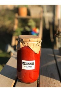 Zeytinli Keçi Çiftliği Ev Yapımı Organik Acısız Biber Salçası 1 kg