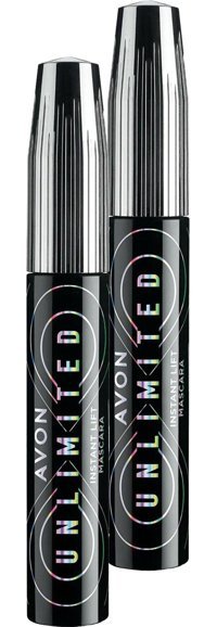 Avon Unlimited Kirpiklere Kalkık Görünüm Veren Maskara 10 Ml. Blackest Black İkili Set