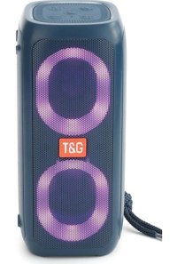 T&G TG333 Taşınabilir Işıklı Mavi Bluetooth Hoparlör
