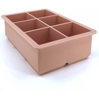 Gurme Chef Silikon Şeker Pembe Kare Buz Kalıbı