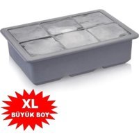 Mithra Life Silikon Gri Kare Buz Kalıbı