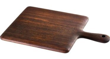 Lava Ahşap Küçük Koyu Kahverengi Tekli Kesme Tahtası