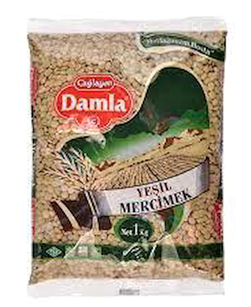 Damla Yeşil Mercimek 4x1 kg