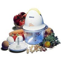 Beko Bkk 1156 500 W 1000 ml Plastik Hazneli Öğütücülü Çift Bıçaklı Mini Elektrikli Rondo Beyaz