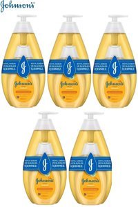 Johnson's Baby Boya Sabun ve Sls İçermez Göz Yakmayan Hipoalerjenik Yenidoğan Tüm Ciltler İçin Bebek Şampuanı 5x950 ml