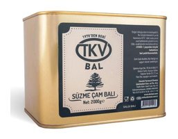 TKV Ege Organik Süzme Çam Balı 2 kg