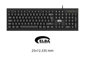 Elba K112 Türkçe Q Black Switch Kablolu Siyah Mekanik Klavye