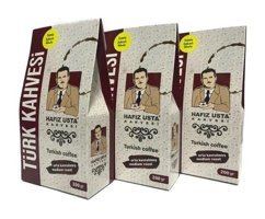 Hafız Usta Damla Sakızlı Orta Kavrulmuş Türk Kahvesi 3x200 gr