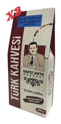 Hafız Usta Kakuleli Çok Türk Kahvesi 3x500 gr