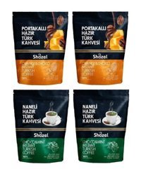 Shazel Naneli-Portakallı Türk Kahvesi 4x200 gr