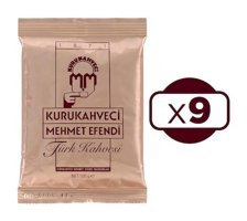 Kurukahveci Mehmet Efendi Sade Türk Kahvesi 9x100 gr