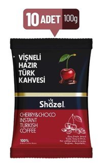Shazel Vişneli Türk Kahvesi 10x100 gr