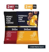 Shazel Portakallı-Vişneli Türk Kahvesi 2x100 gr