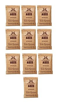 Kurukahveci Aziz Sade Orta Kavrulmuş Türk Kahvesi 10x100 gr