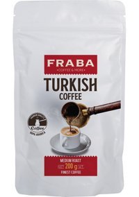 Fraba Coffee Sade Orta Kavrulmuş Türk Kahvesi 200 gr