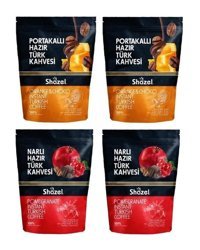 Shazel Narlı-Portakallı Türk Kahvesi 4x200 gr