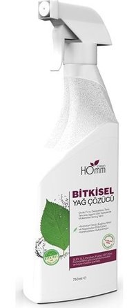Homm Bitkisel Yağ Çözücü Sıvı Mutfak Banyo Temizliyici 750 ml