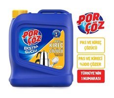 Porçöz Pas Ve Kireç Çözücü Sıvı Mutfak Banyo Temizliyici 4 lt