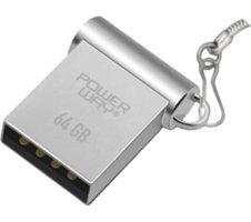 Powerway Mini USB 3.0 Type A 64 GB Flash Bellek Gri