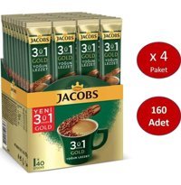 Jacobs Gold 3'ü 1 Arada Sade 18 gr 4x40 Adet Hazır Kahve