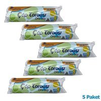 Canhome Orta Boy 55x60 cm Çöp Poşeti 5x20 Adet Mavi