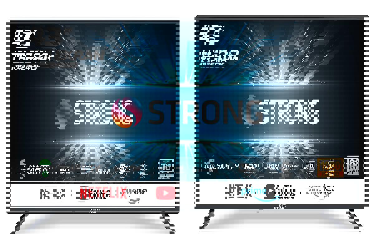 Strong ML43ES4000 43 inç Full HD 109 cm Flat Uydu Alıcılı Smart LED Android Televizyon