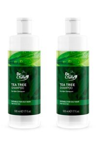 Farmasi Dr. C. Tuna Onarıcı Düz Saçlar İçin Çay Ağacı Kremsiz Şampuan Unisex Şampuanı 2x500 ml