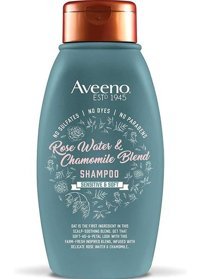 Aveeno Chamomile Blend Onarıcı Düz Saçlar İçin Parabensiz Kremsiz Şampuan Unisex Şampuanı 532 ml