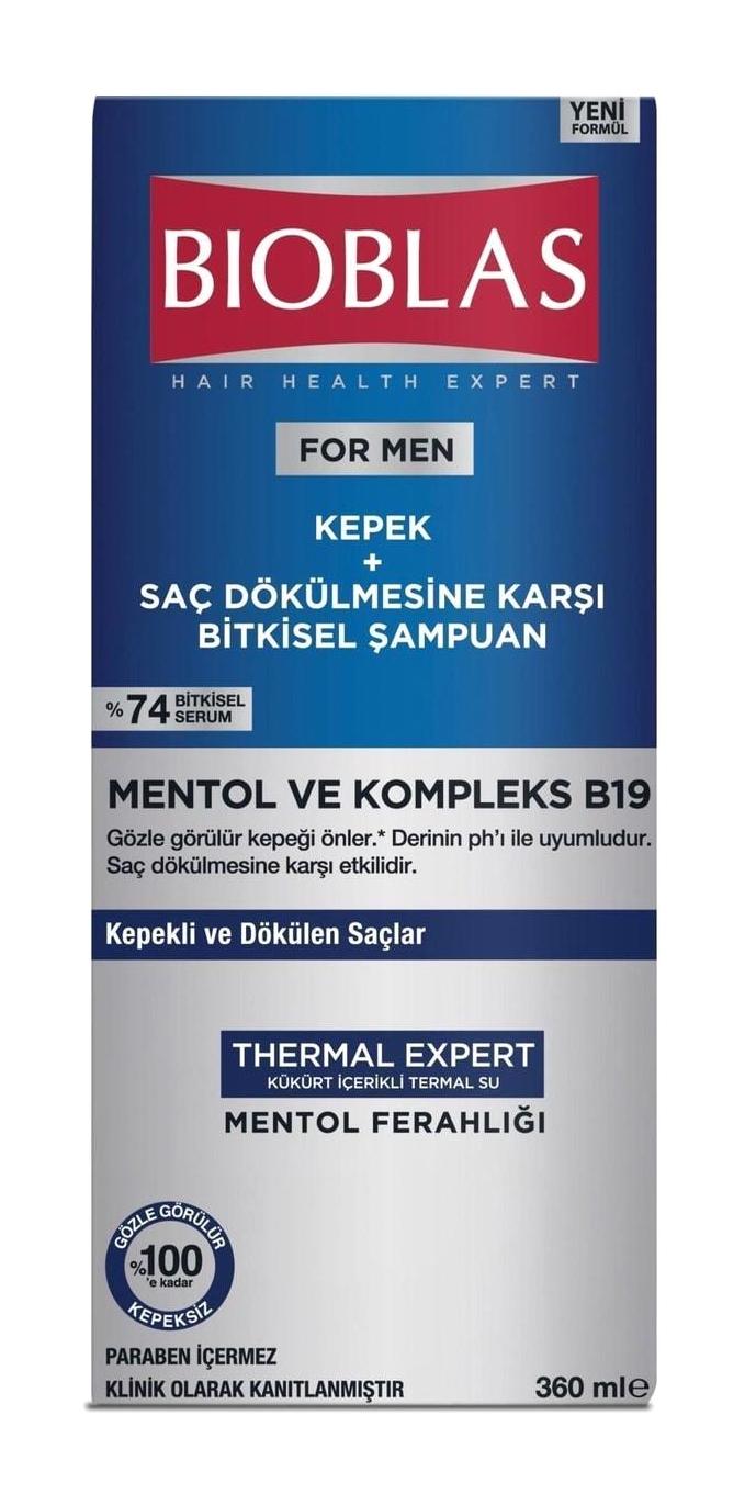 Bioblas B19 Saç Dökülmesine Karşı Düz Saçlar İçin Sülfatsız Keratin Parabensiz Kremsiz Şampuan Unisex Şampuanı 360 ml