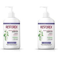 Restorex Düz Saçlar İçin Parabensiz Kremsiz Şampuan Unisex Şampuanı 1000 ml