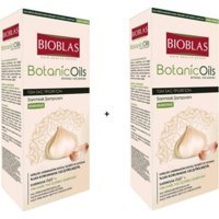 Bioblas Kokusuz Onarıcı Düz Saçlar İçin Sülfatsız Keratin Sarımsak Özlü Parabensiz Kremsiz Şampuan Unisex Şampuanı 2x360 ml
