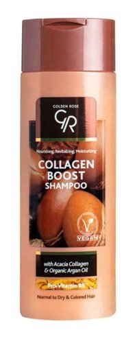 Golden Rose Prestige Collagen Boost Arındırıcı Düz Saçlar İçin Argan Yağlı Parabensiz Kremsiz Şampuan Unisex Şampuanı 430 ml