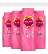 Elidor Co-creations Onarıcı Düz Saçlar İçin Kremsiz Şampuan Unisex Şampuanı 4x650 ml