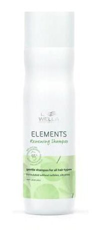 Wella Elements Renewing Düz Saçlar İçin Parabensiz Kremsiz Şampuan Unisex Şampuanı 250 ml