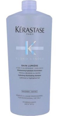 Kerastase Absolu Bain Lumiere Arındırıcı Boyalı Düz Saçlar İçin Kremsiz Şampuan Unisex Şampuanı 1000 ml