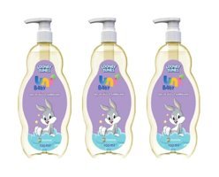 Uni Baby Looney Tunes Düz Saçlar İçin Kremsiz Şampuan Unisex Şampuanı