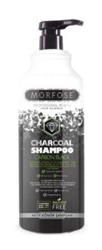 Morfose Charcoal Düz Saçlar İçin Kremsiz Şampuan Unisex Şampuanı 1000 ml