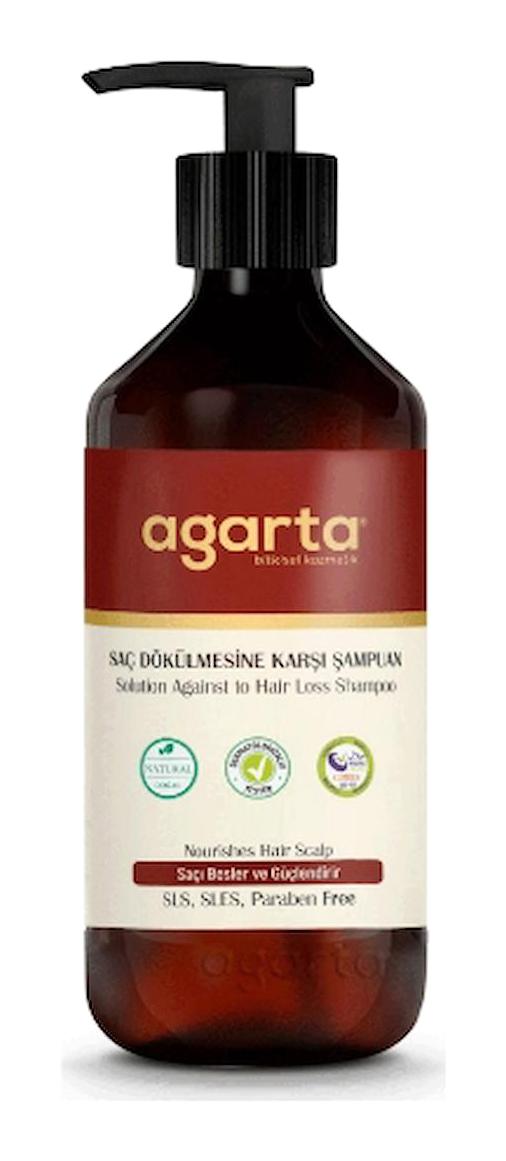Agarta Saç Dökülmesine Karşı Arındırıcı Düz Saçlar İçin Tuzsuz Sülfatsız Keratin Parabensiz Kremsiz Şampuan Unisex Şampuanı 12x400 ml
