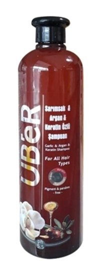 Uber Onarıcı Düz Saçlar İçin Keratin Argan Yağlı Parabensiz Kremsiz Şampuan Unisex Şampuanı