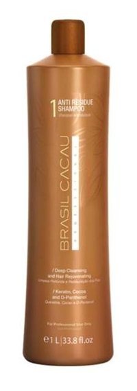 Brasil Cacau Professional Anti Residue Arındırıcı Arındırıcı Düz Saçlar İçin Kremsiz Şampuan Unisex Şampuanı 1000 ml