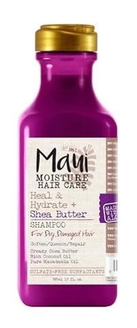 Maui Moisture Shea Butter Düz Saçlar İçin Sülfatsız Kremsiz Şampuan Unisex Şampuanı 385 ml